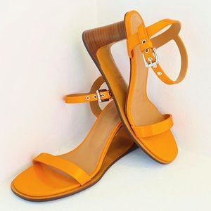 Marni orange heels/platforms